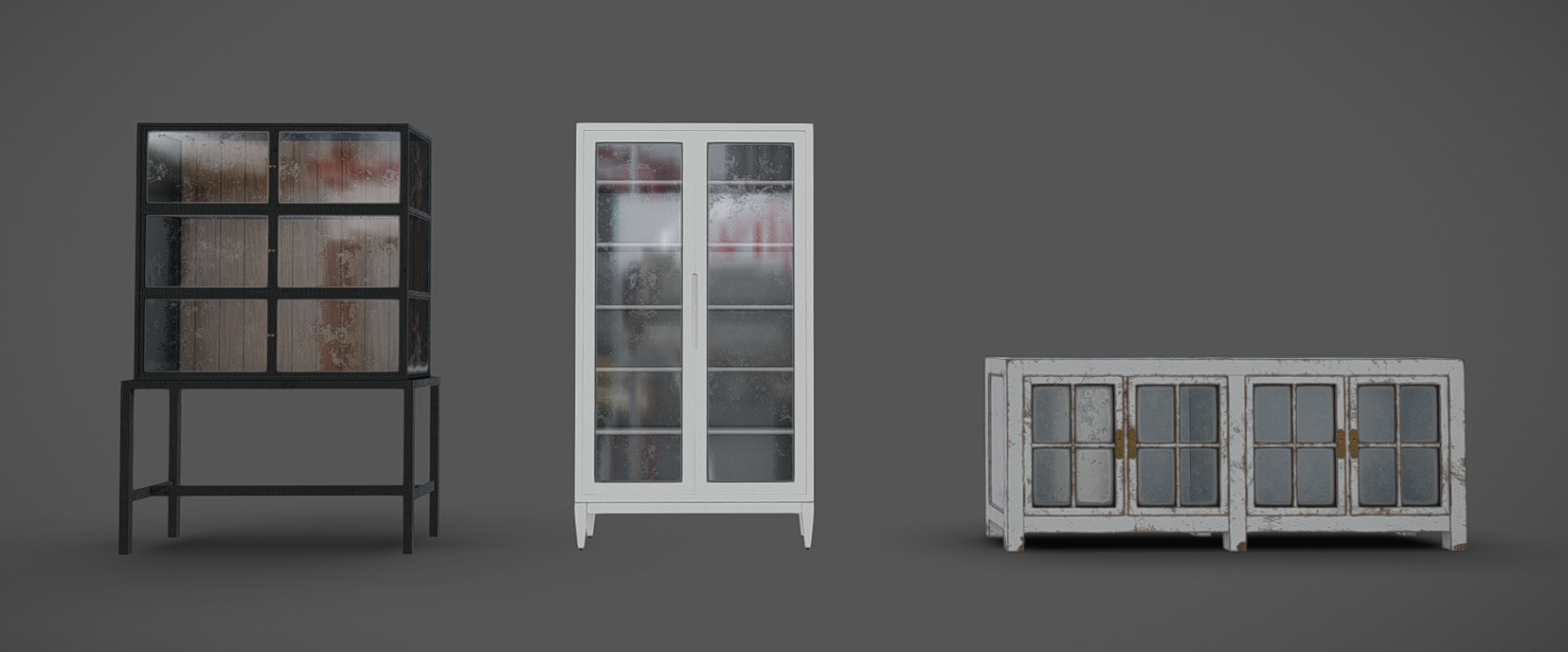 Furniture Pack 09 Low-poly 3D model_1