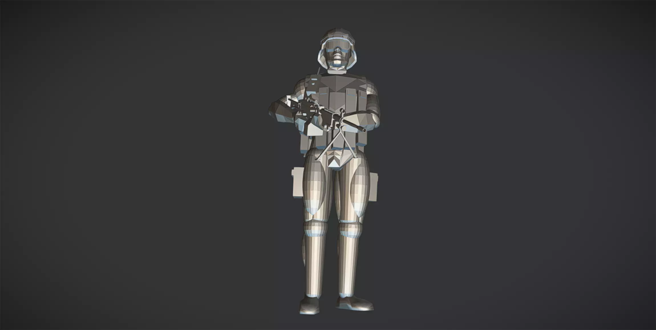 soldier 3D model_0