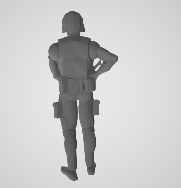 soldier 3D model_1