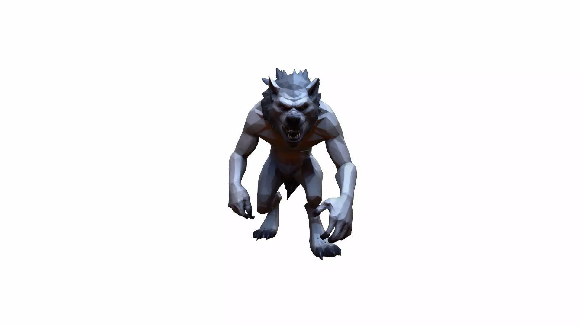 3d Mode Terrifying Werewolf In The Forest 3D model_0