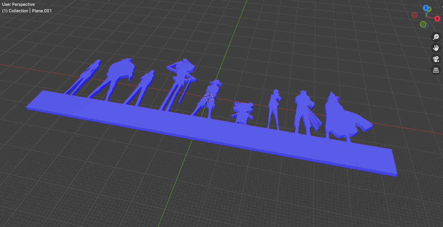 3D poster of the Mugiwaras 3D print model_6