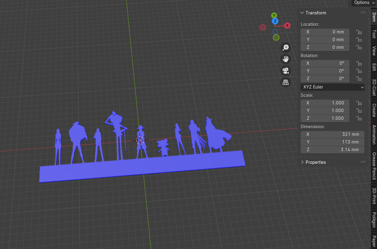 3D poster of the Mugiwaras 3D print model_4