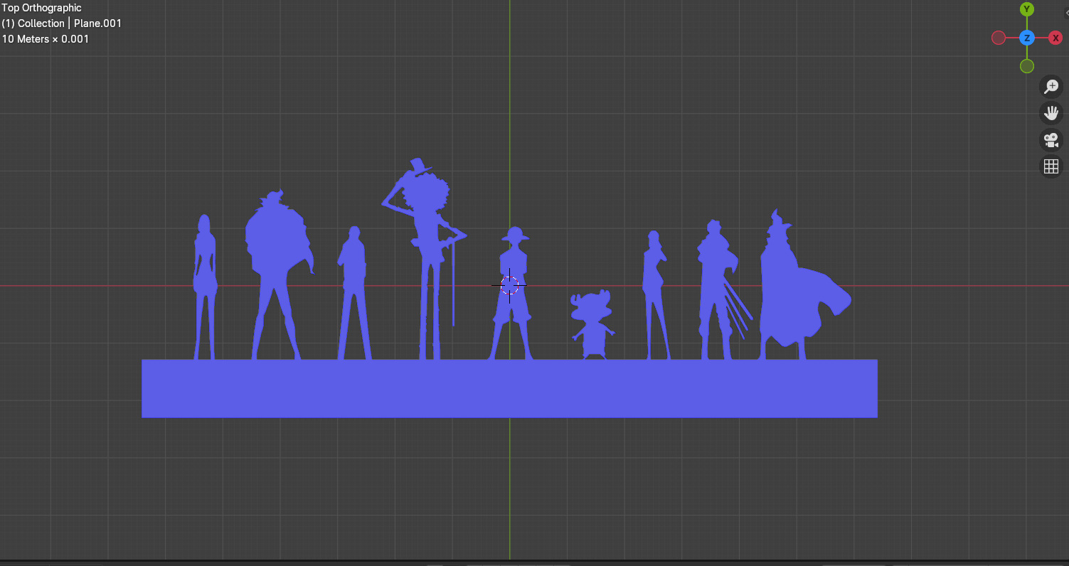 3D poster of the Mugiwaras 3D print model_5