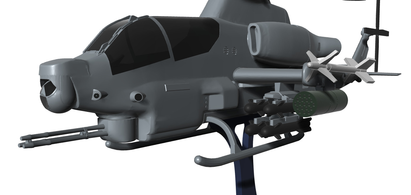 BELL AH-1Z  VIPER 3D print model_8