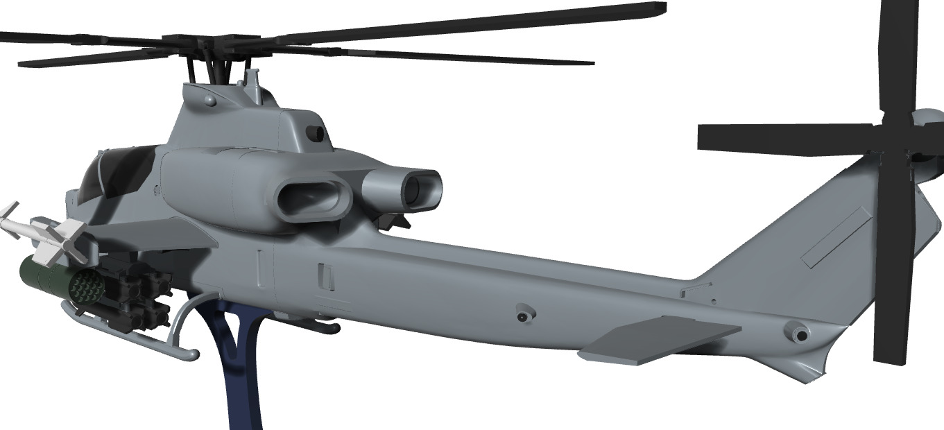 BELL AH-1Z  VIPER 3D print model_10