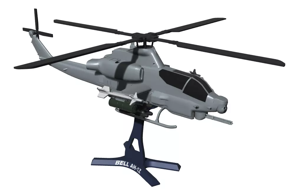 BELL AH-1Z  VIPER 3D print model_0
