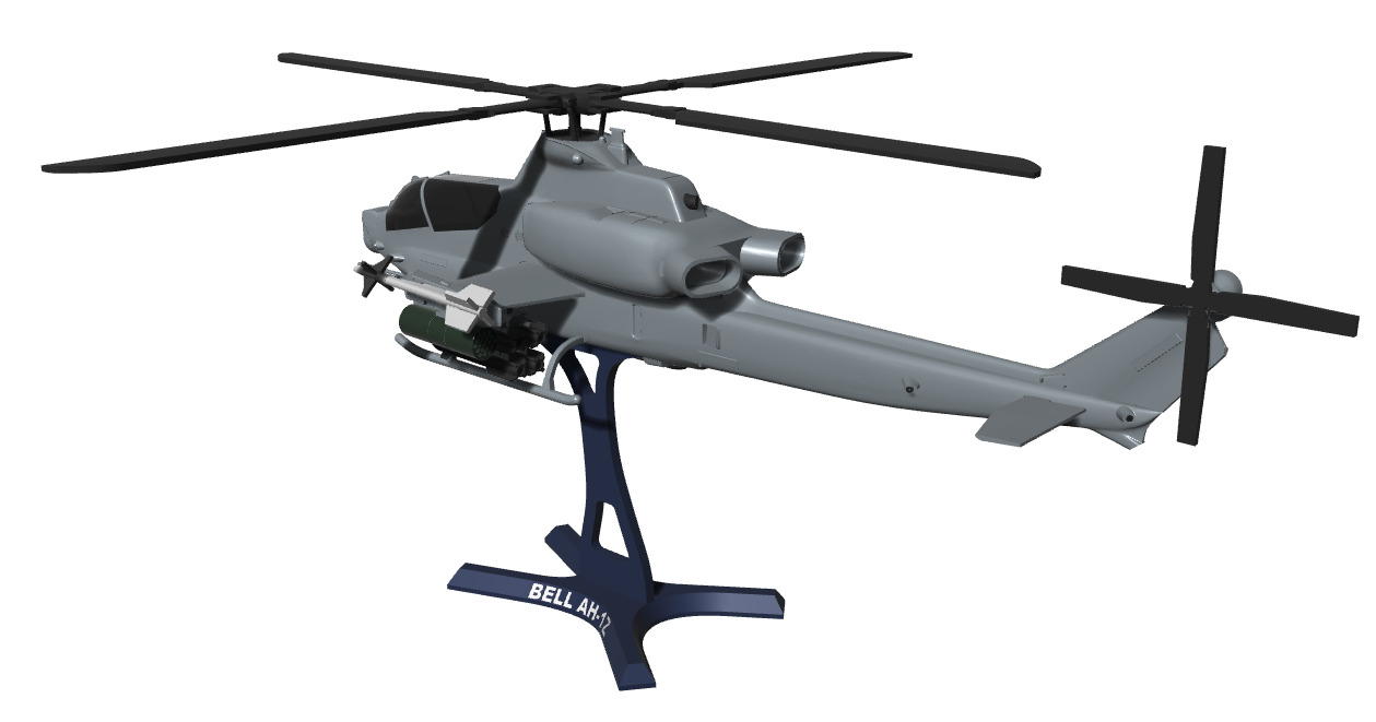 BELL AH-1Z  VIPER 3D print model_7