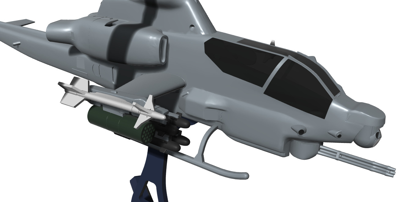 BELL AH-1Z  VIPER 3D print model_9