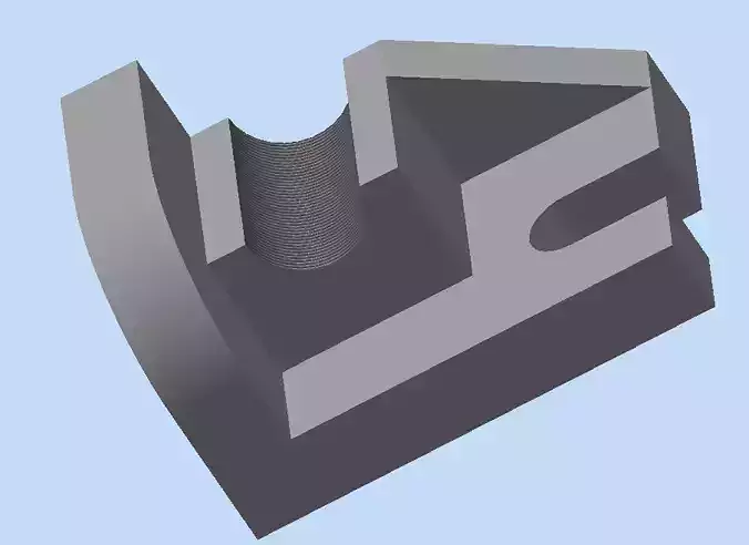 A simpel part 3D model