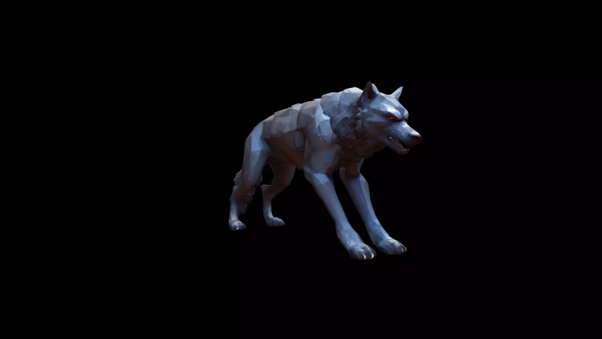  3d Mode Terrifying Werewolf In The Forest 3D model_0