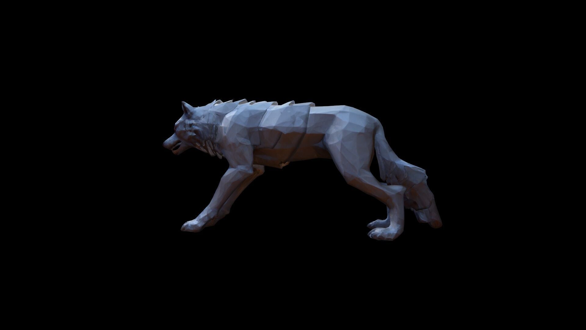  3d Mode Terrifying Werewolf In The Forest 3D model_7