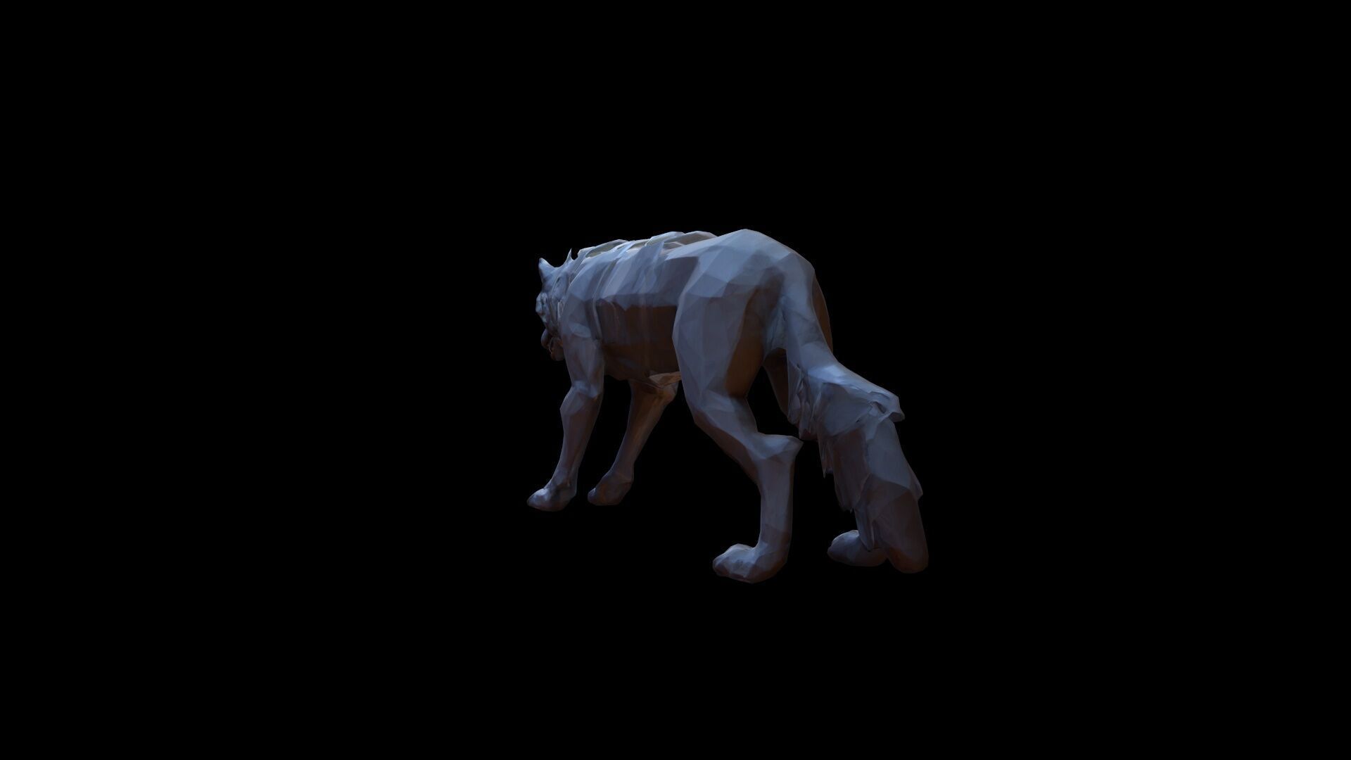  3d Mode Terrifying Werewolf In The Forest 3D model_6