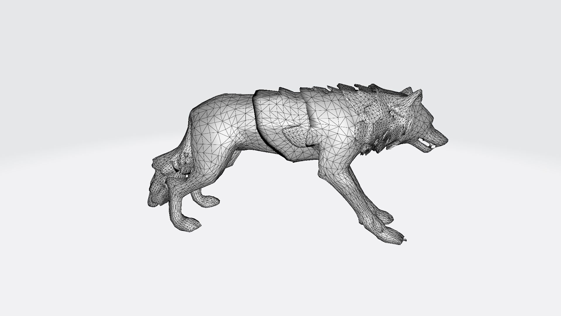  3d Mode Terrifying Werewolf In The Forest 3D model_8