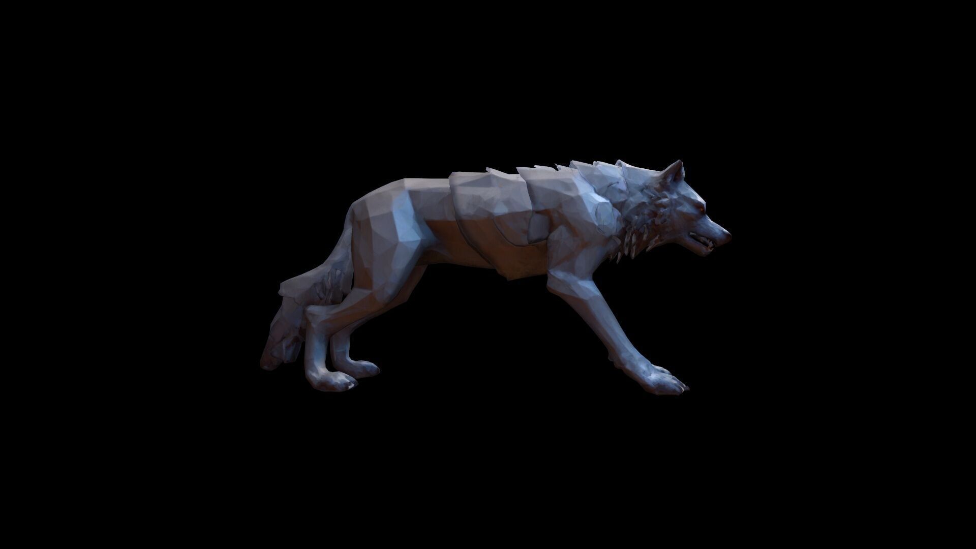  3d Mode Terrifying Werewolf In The Forest 3D model_2
