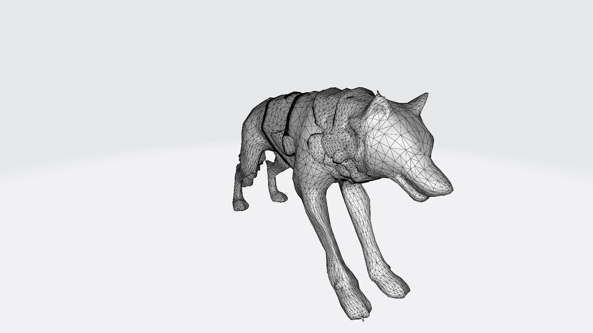  3d Mode Terrifying Werewolf In The Forest 3D model_9