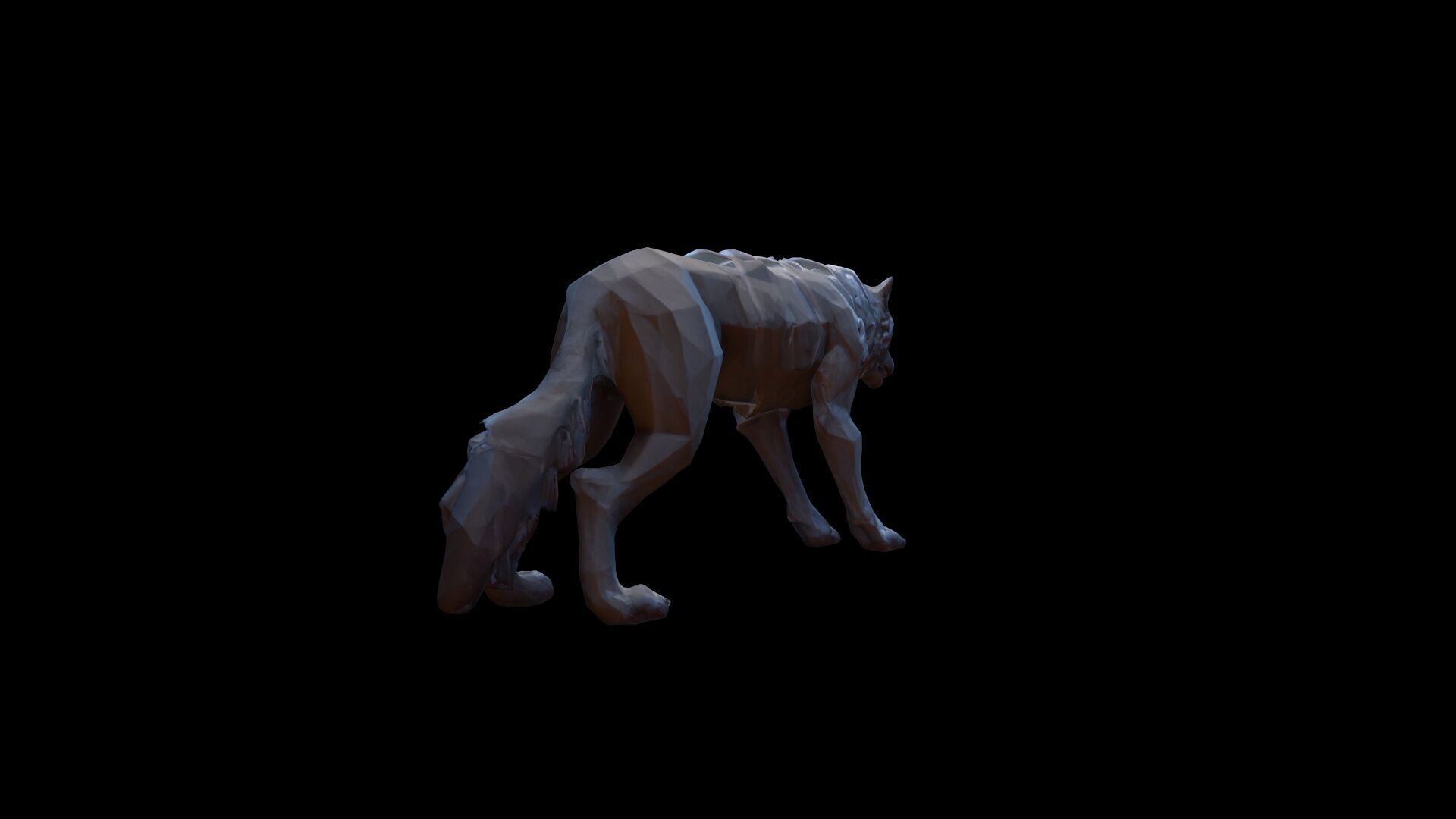  3d Mode Terrifying Werewolf In The Forest 3D model_4
