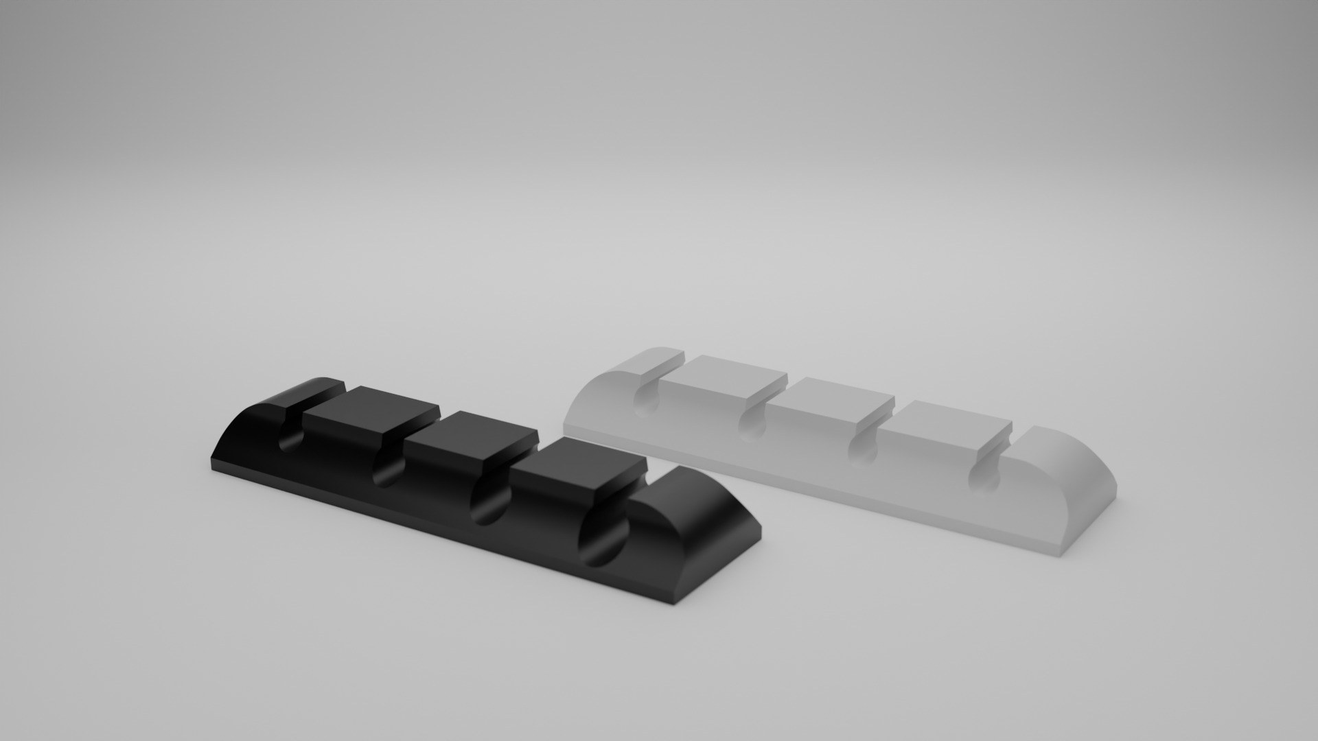 Cable Organizer for Desk Minimalist 3D print model_3