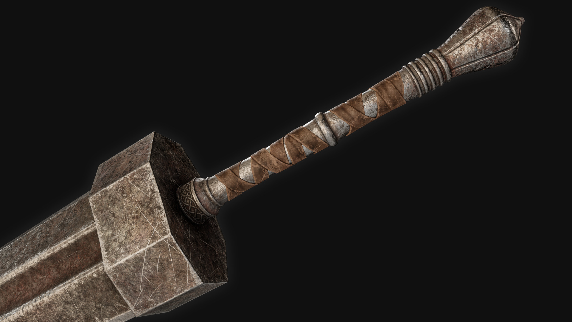 Guts GREATSWORD remastered from Elden Ring Fan Model Low-poly 3D model_3