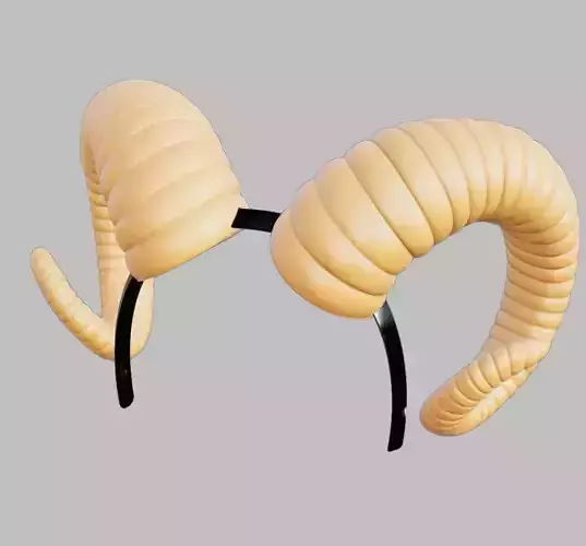 Rams Horns 3D print model