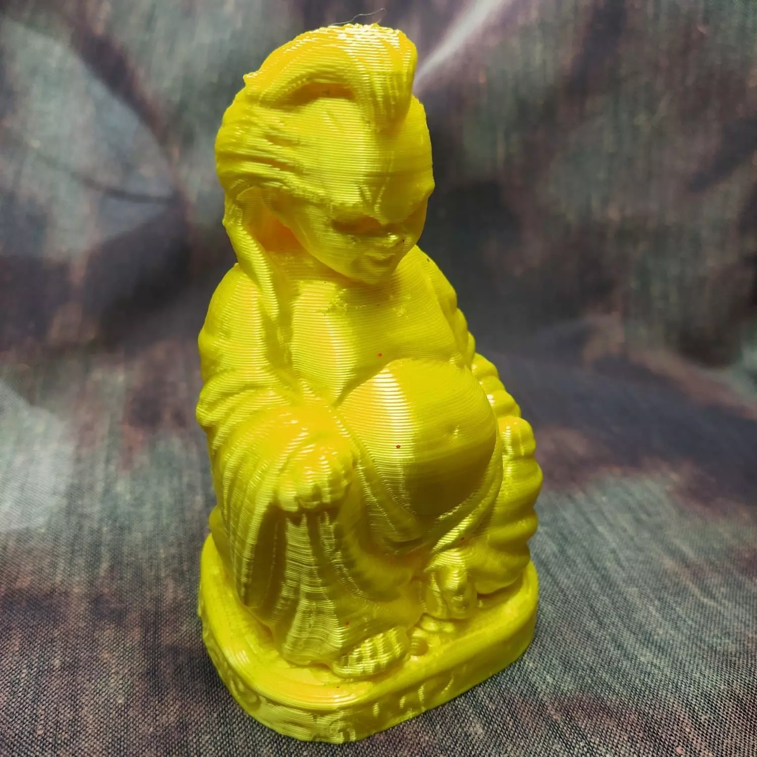 Grinder-Chucky Buddha with storage 3D print model
