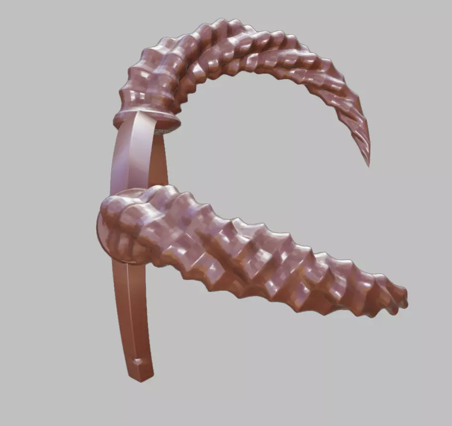 Wearable Diablo Horns 3D print model_0