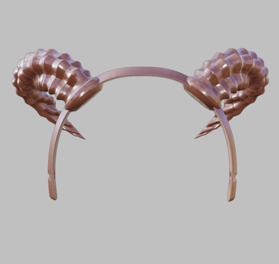 Wearable Diablo Horns 3D print model_1
