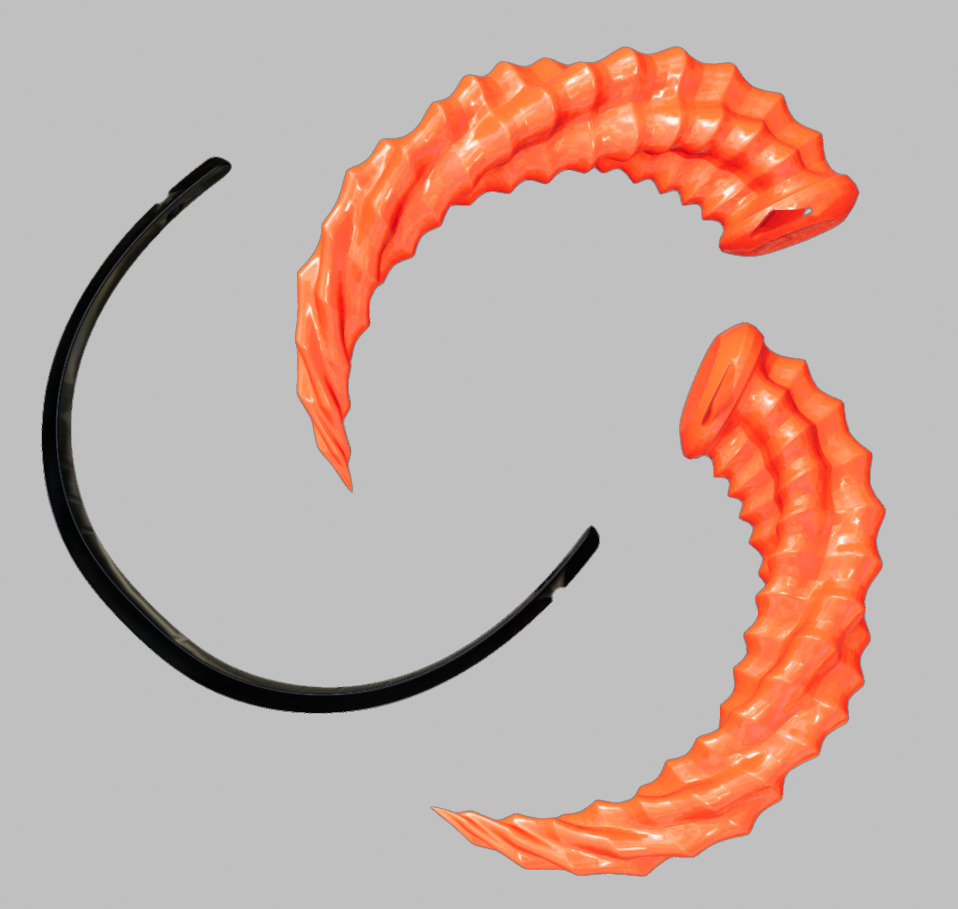 Wearable Diablo Horns 3D print model_3
