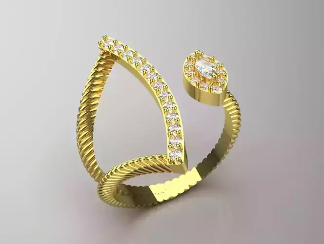 luxury jewelry ring jr00136