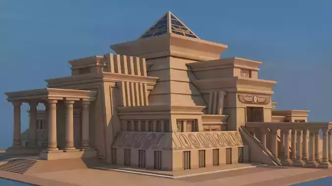 Futuristic Egyptian Pyramids - 002