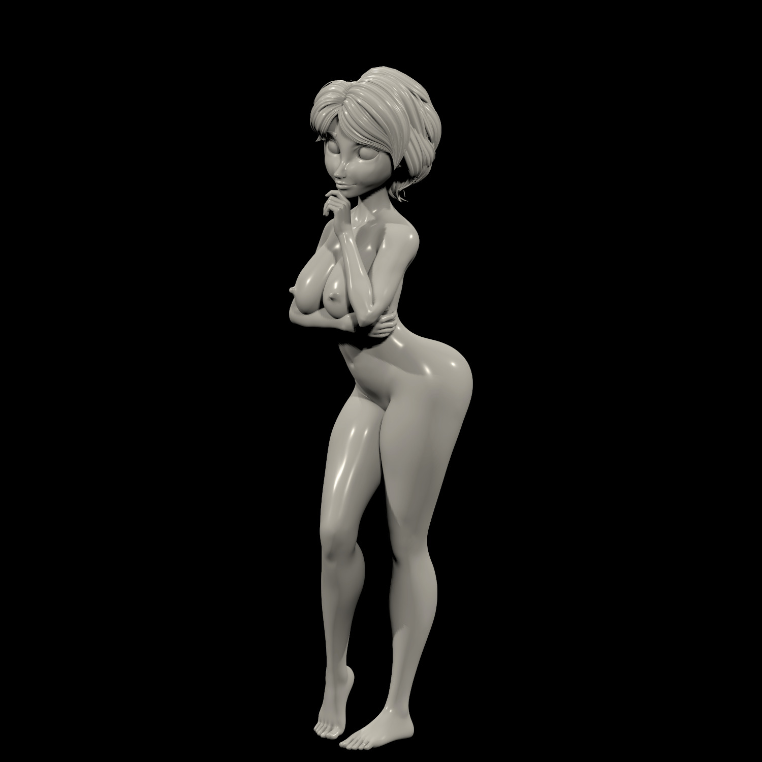 aunt cass eroric nude 3d model 01 3D print model_22