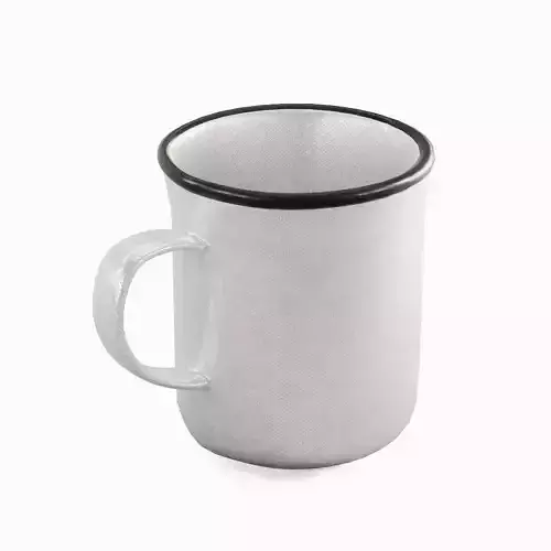 Stainless Steel Cup 05 Low-poly 3D model