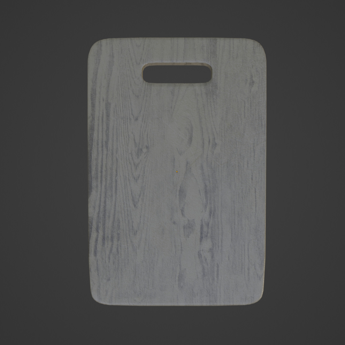 Wood Chopping Board 03 Low-poly 3D model_5