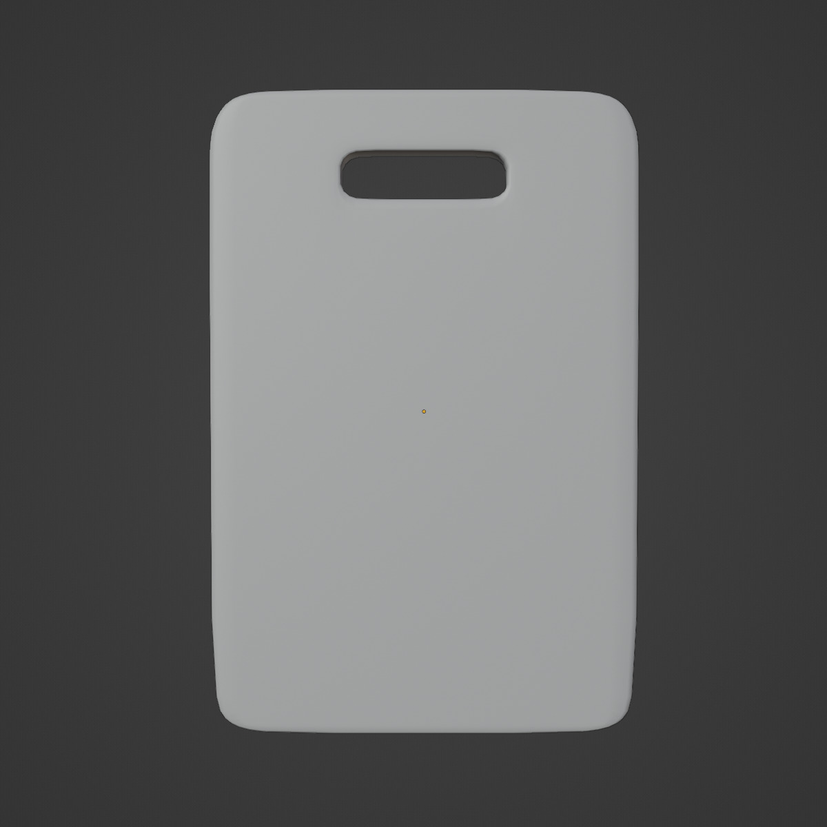 Wood Chopping Board 03 Low-poly 3D model_8