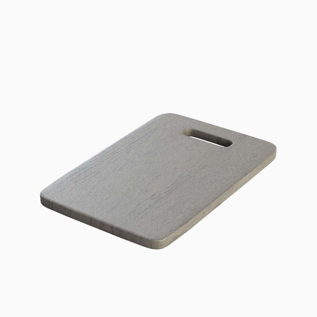 Wood Chopping Board 03 Low-poly 3D model_1