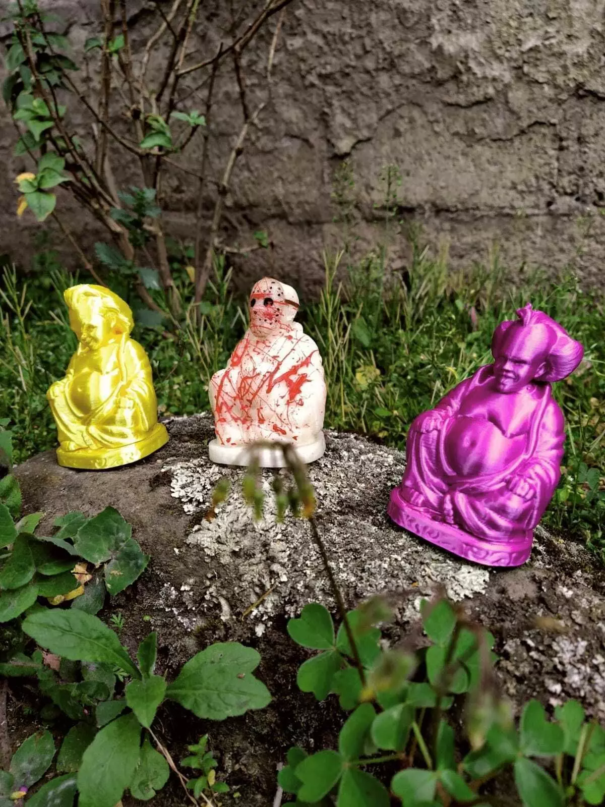 Special Halloween Grinder Pack Buddha with storage 3D print model