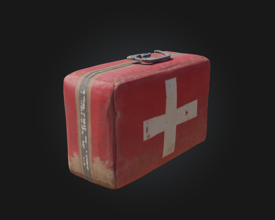 First Aid Kit Essential Medical Gear for Survival and Realism 3D model_3