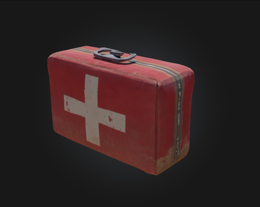 First Aid Kit Essential Medical Gear for Survival and Realism 3D model_2