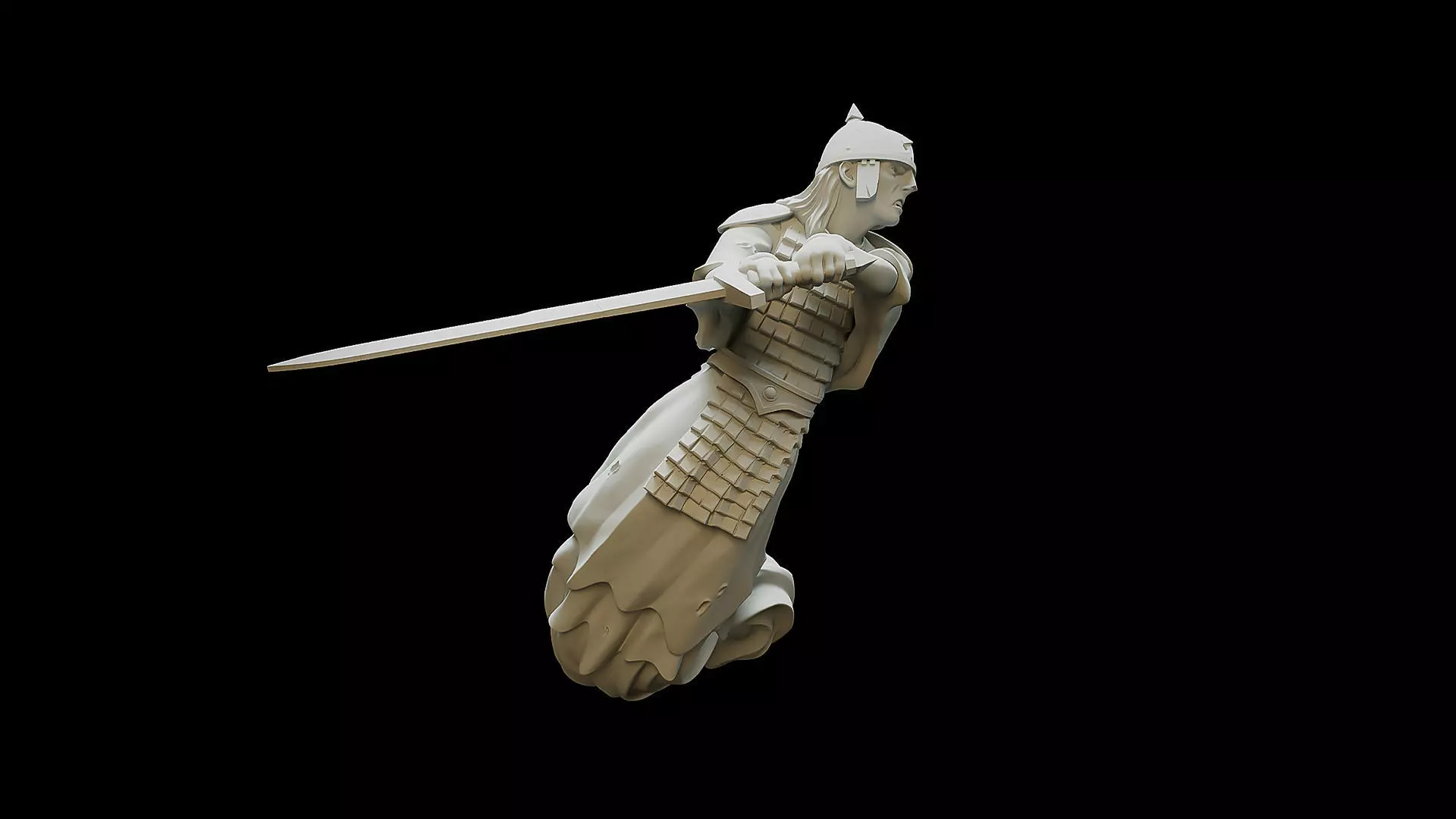 Shadow Pose 4 3D print model_0