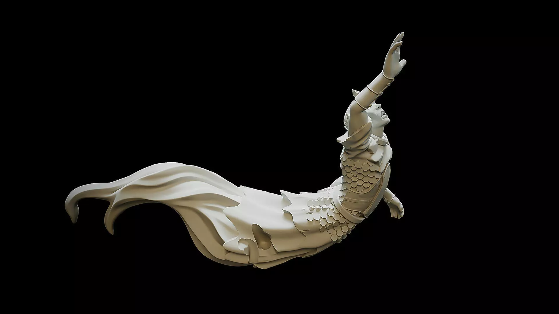 Shadow Pose 5 3D print model_0