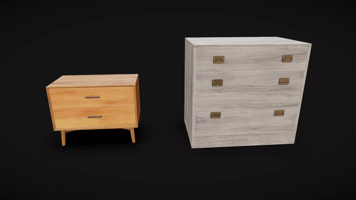 Furniture Pack 11 Low-poly 3D model_0