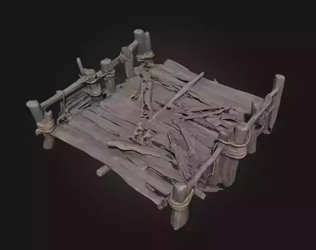 The Weathered Dock  A Quiet Echo of Coastal Life