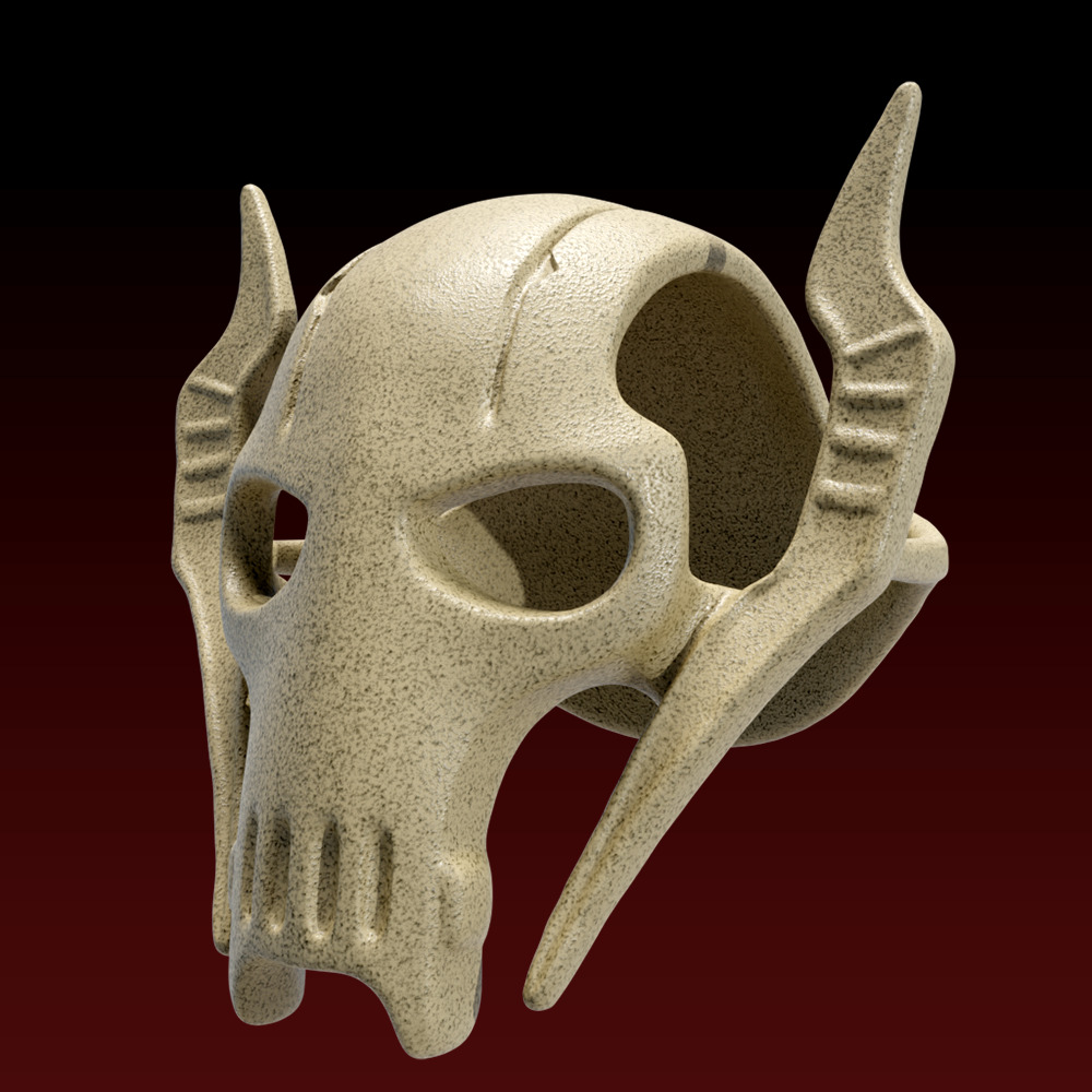 GENERAL GRIEVOUS HELMET STAR WARS 3D print model_2