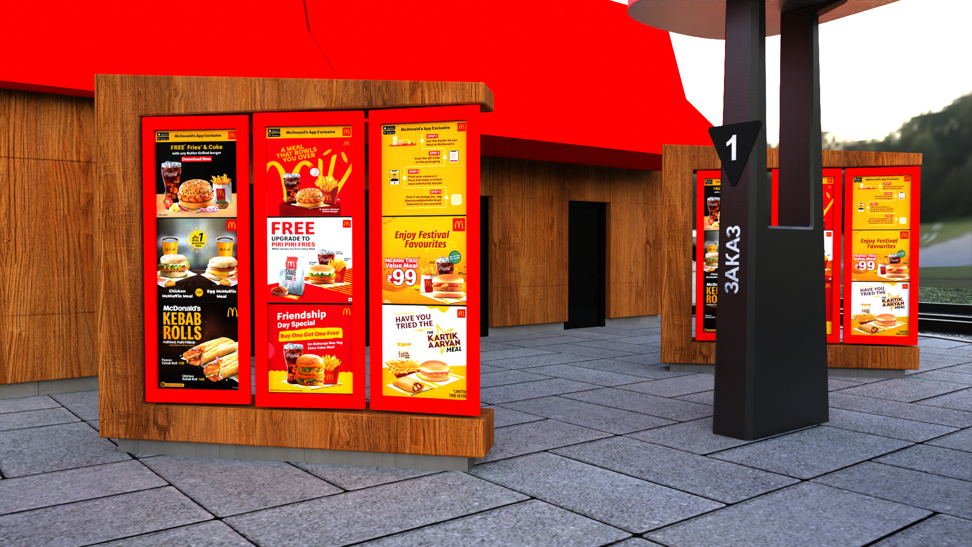 McDonald Restaurant High-Quality 3D Model 3D model_25