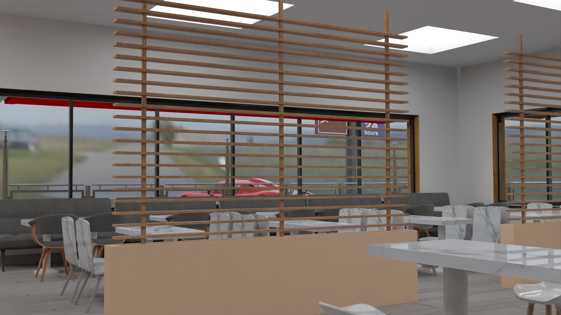 McDonald Restaurant High-Quality 3D Model 3D model_13
