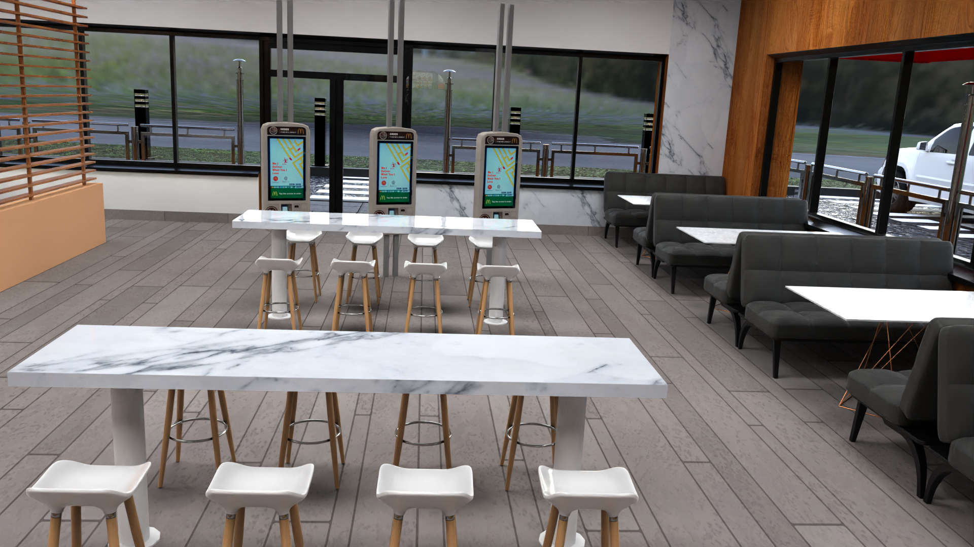 McDonald Restaurant High-Quality 3D Model 3D model_19