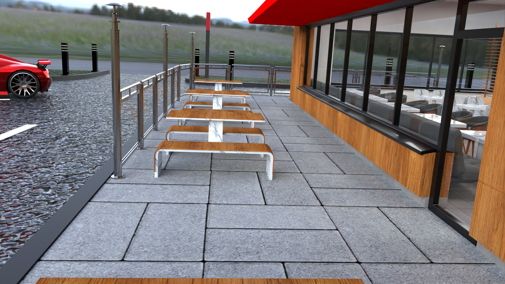 McDonald Restaurant High-Quality 3D Model 3D model_22