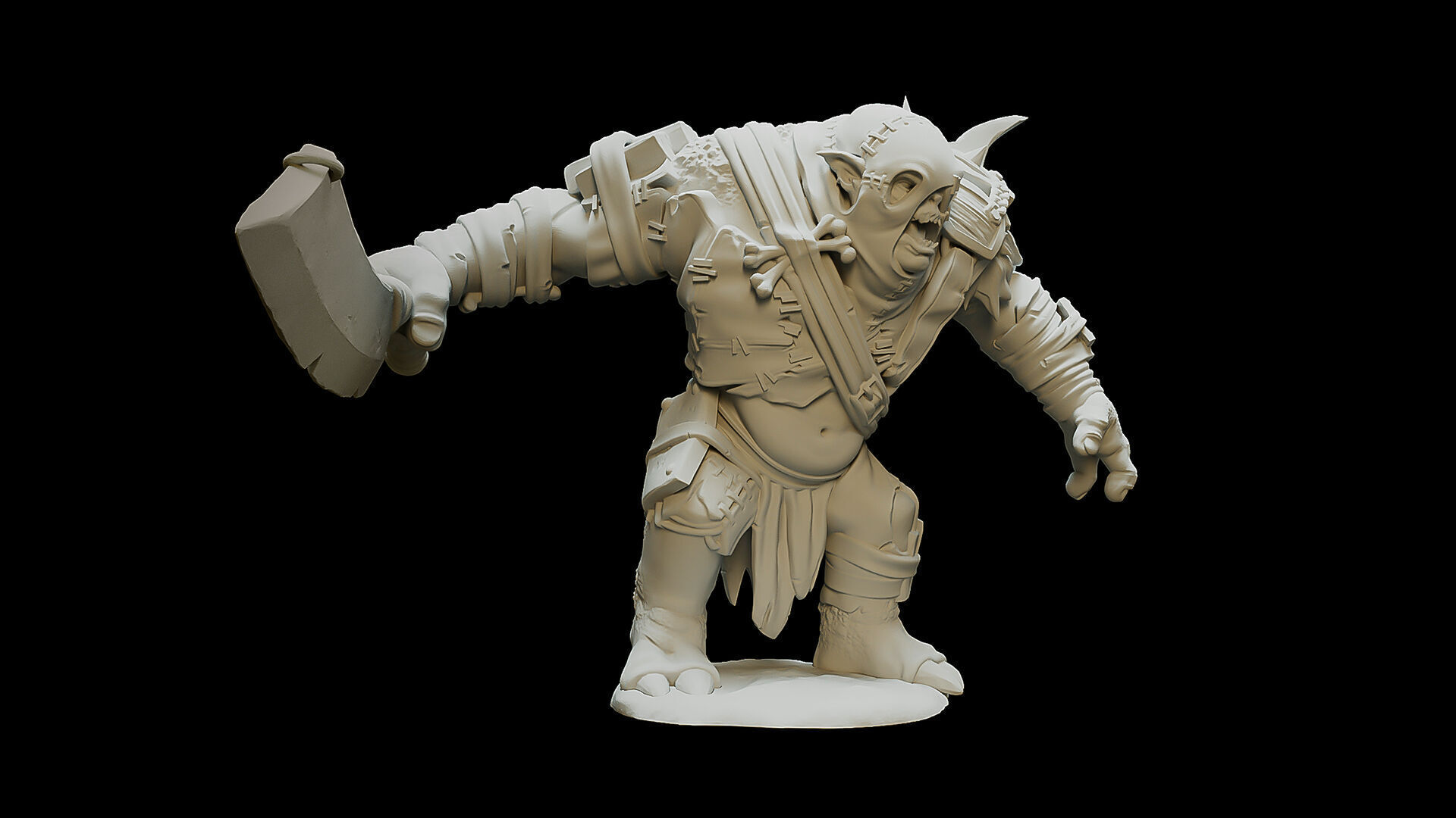 Anagar Troll Commander 3D print model_1
