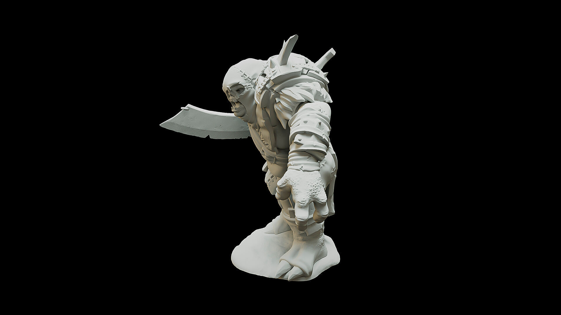 Anagar Troll Commander 3D print model_2
