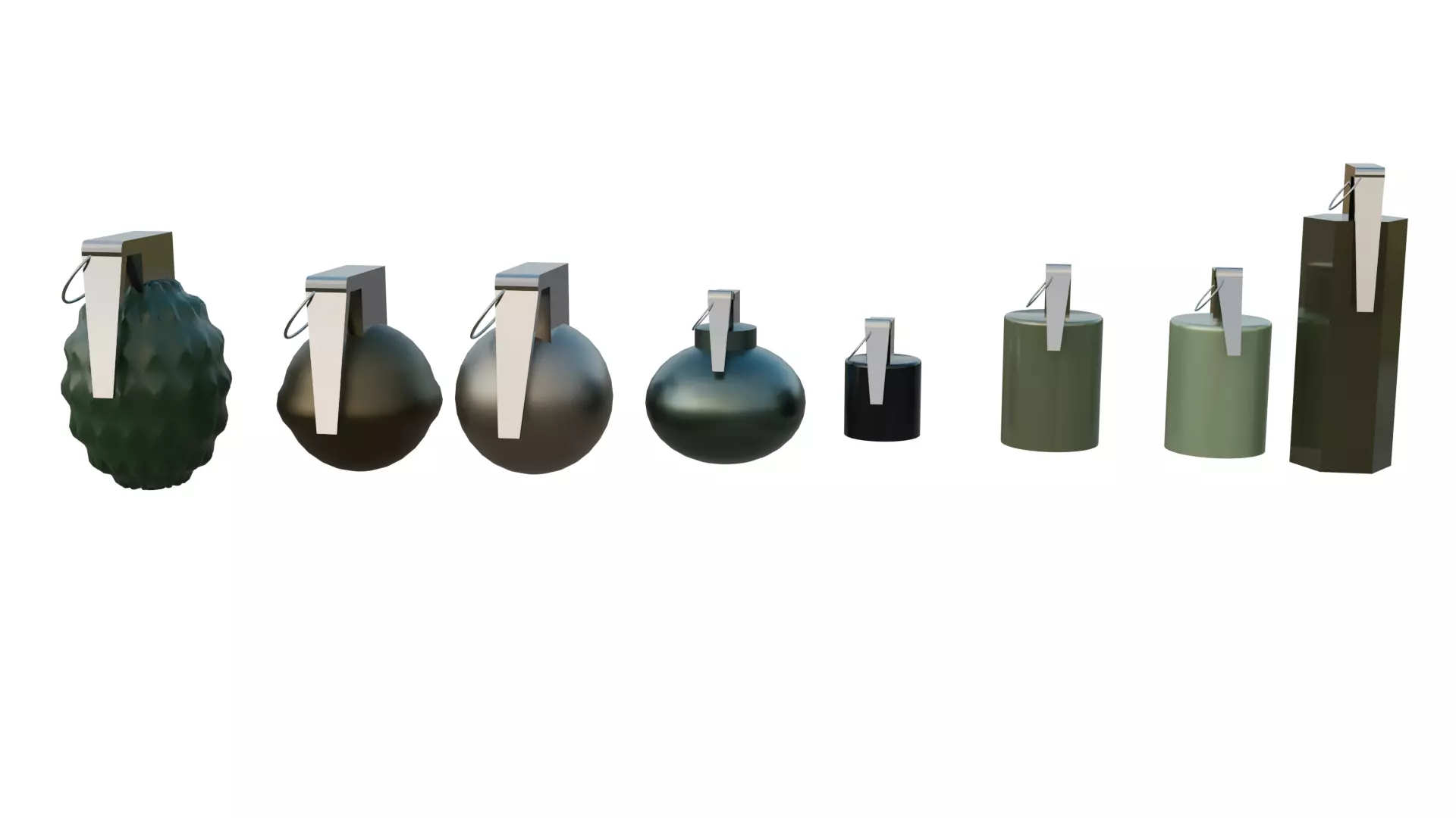 war bomb package Free low-poly 3D model
