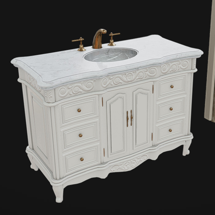 Furniture Pack 12 Low-poly 3D model_7
